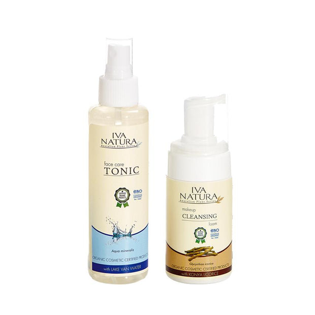 CLEANSING BUNDLE Face Care Tonic + Makeup Cleansing Foam