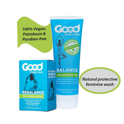 FEMININE CARE BUNDLE Balance Personal Wash + 12 Counts Rebalance