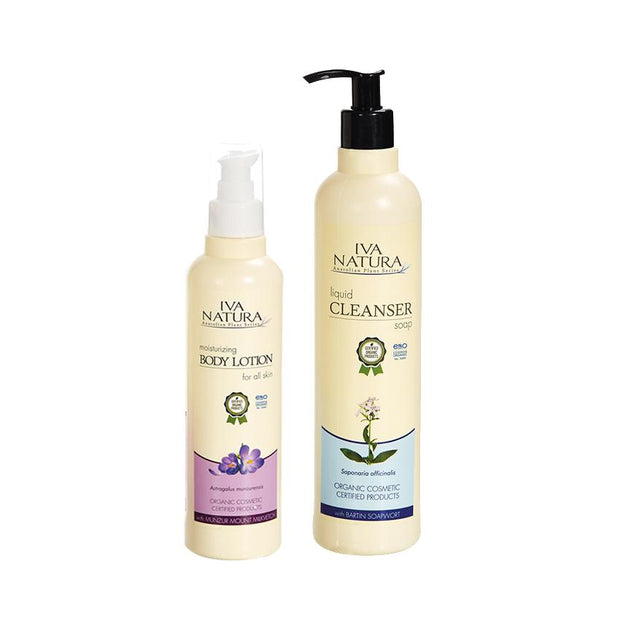 BODY BUNDLE Liquid Cleanser Soap + Moisturizing Body Lotion