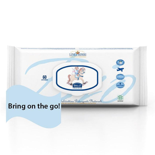 LINEA BIMBI Natural Cleansing Bio Wipes (60Pcs)